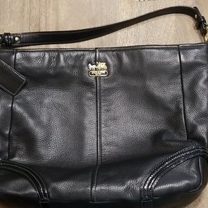 Coach Chelsea Black Leather Shoulder bag